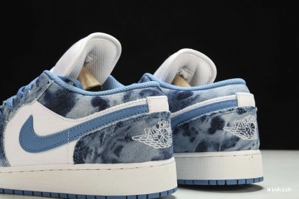 Air 1 Denim” DM8947-100 Jordan “Washed Low 1211